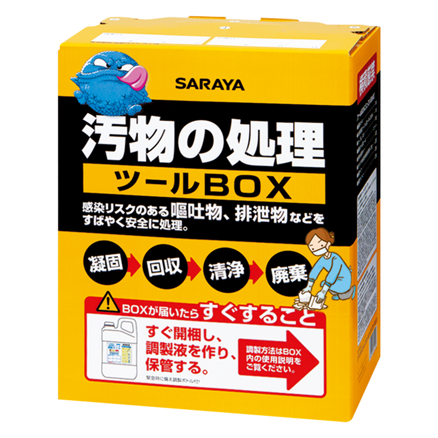 汚物の処理ツールBOX 1セット